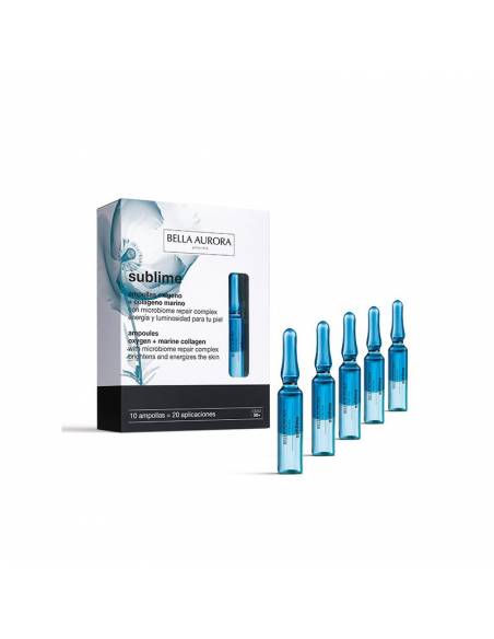 BELLA AURORA SUBLIME AMPOLLAS OXIGENO + COLAGENO MARINO 10 AMPOLLAS X 2 ML