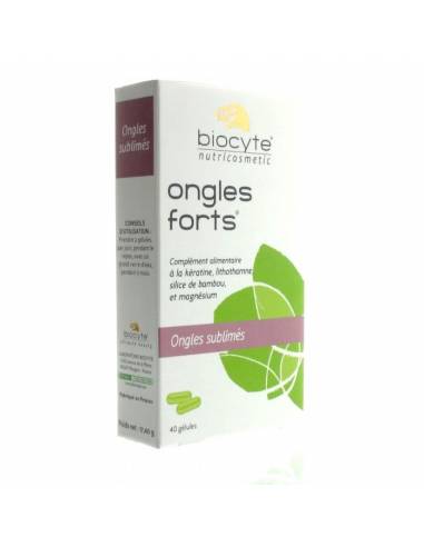 Ongles Forts Keratine Silice Bamboo...